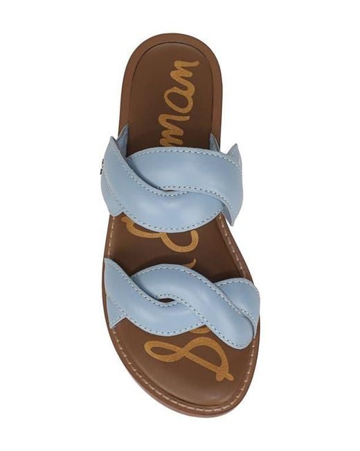 Sam Edelman Blue Hellen Slide Sandal