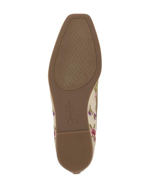 Jessica Simpson Natural Vayrina Ballet Flat