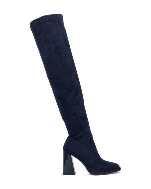 TORGEIS Blue Sasha Over-The-Knee Boot