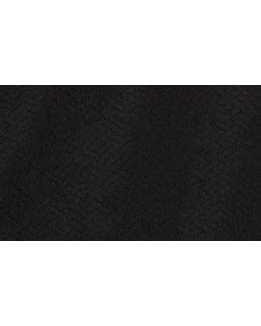 Bugatchi Black Stretch Knit Full Zip Jacket for men