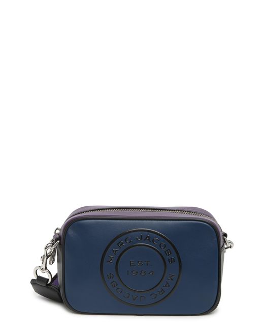 Marc Jacobs Blue Flash Leather Camera Crossbody Bag