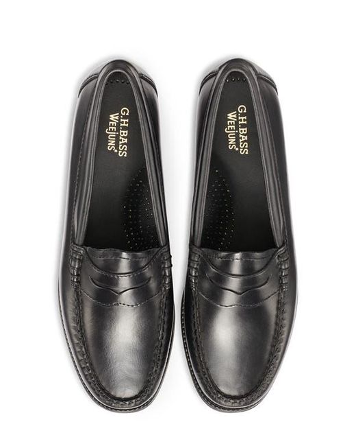 G.H.BASS Black Whitney Easy Weejuns Penny Loafer