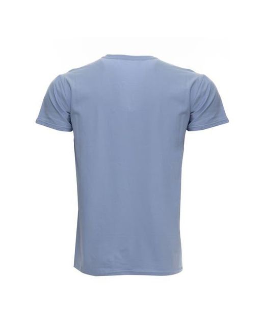 Xray Jeans Blue V-Neck Flex T-Shirt for men