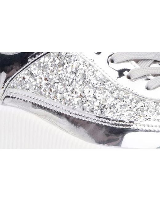 New York & Company White Tana Platform Sneaker