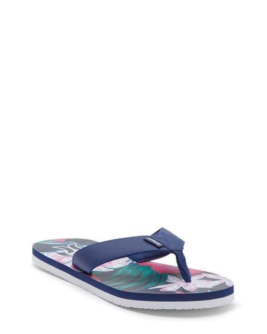 Hurley Blue Layback Flip Flop for men