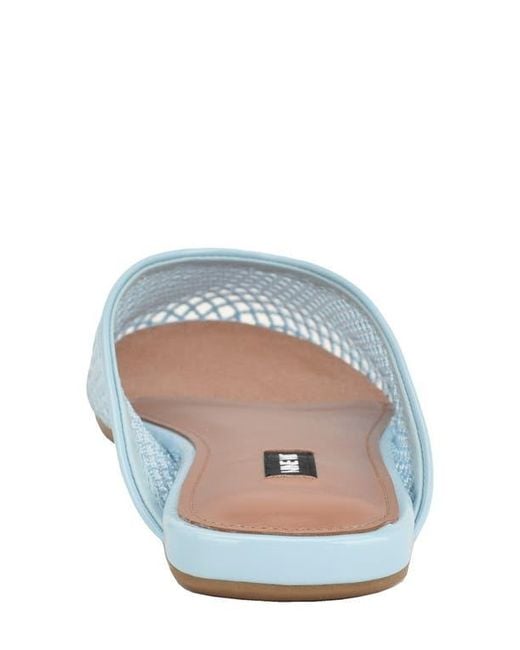 Nine West White Daniela Mesh Mule