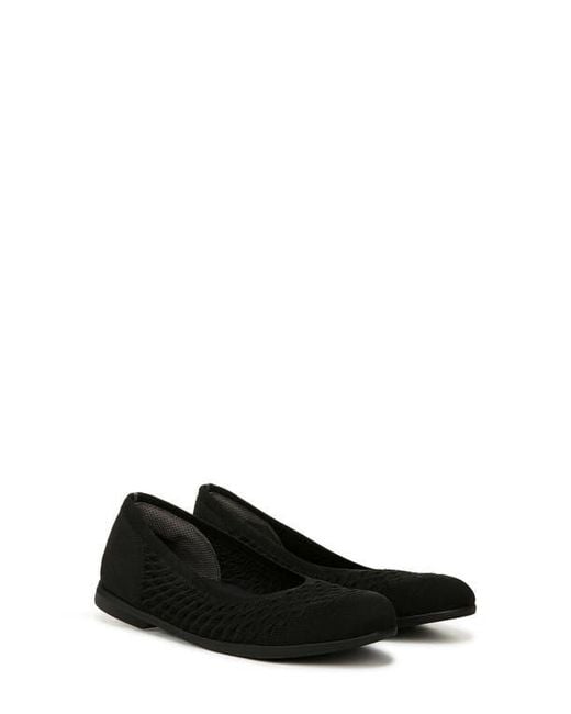 LifeStride Black Khloe Knit Ballet Flat