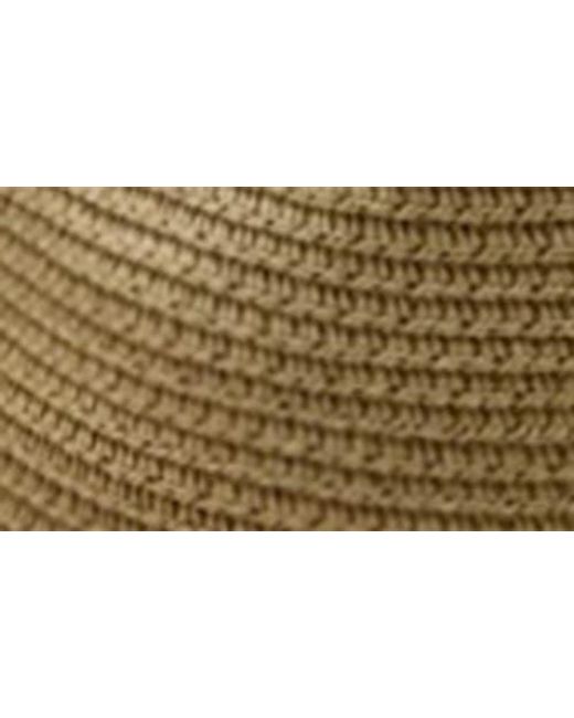 MODERN MONARCHIE Natural Seashell Strap Straw Fedora
