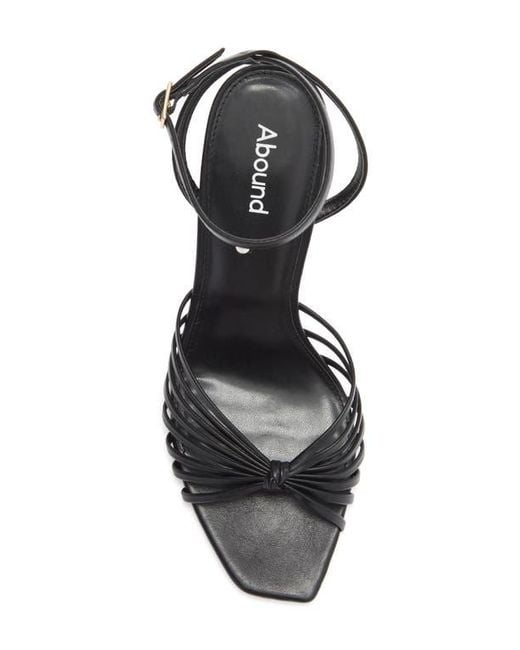 Abound Black Dulce Ankle Strap Sandal