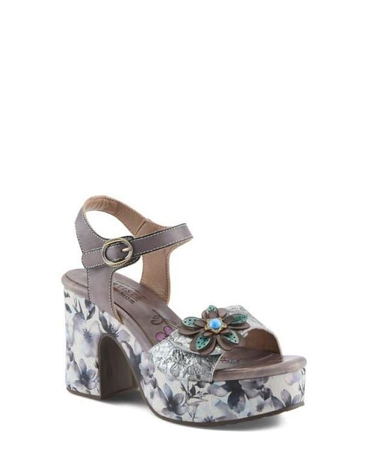 Spring Step Metallic Felis Platform Sandal
