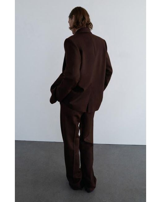 Mango Black Selection Oversize Wool Blazer