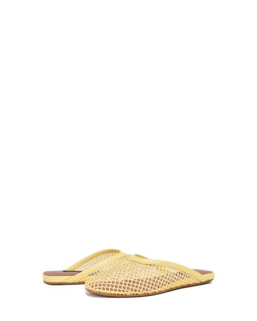 Nine West Yellow Daniela Mesh Mule