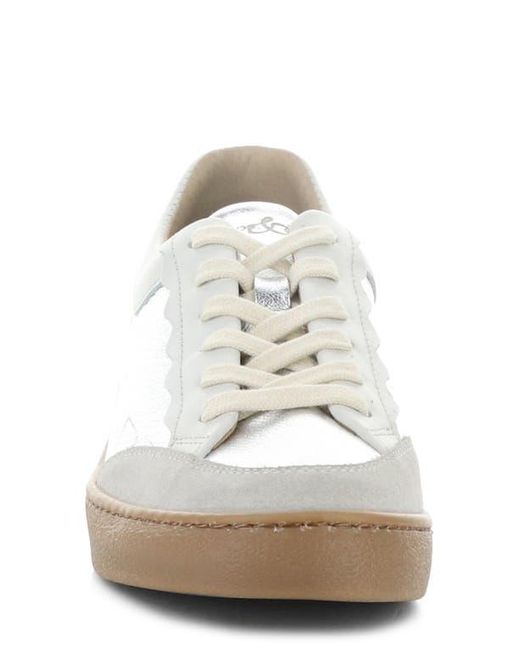 Bos. & Co. White Myra Platform Sneaker