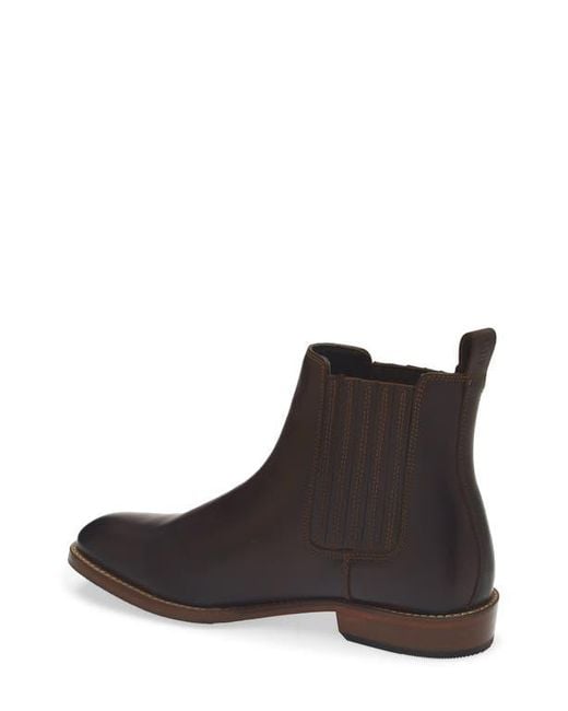 Steve Madden Brown Roswel Plain Toe Chelsea Boot for men