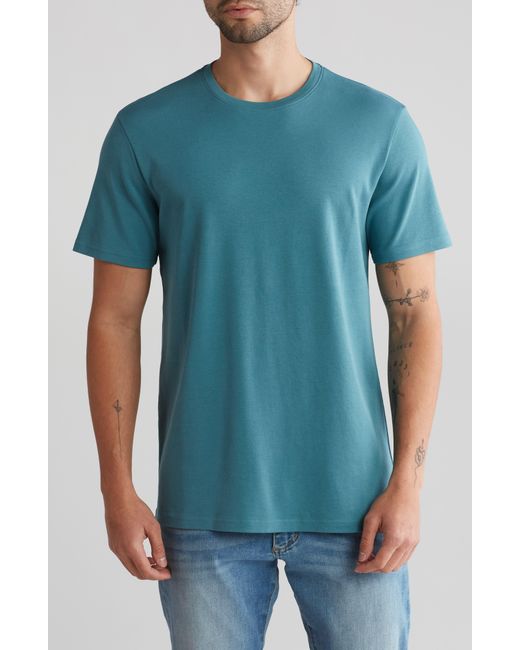 14th & Union Blue Short Sleeve Interlock T-shirt for men