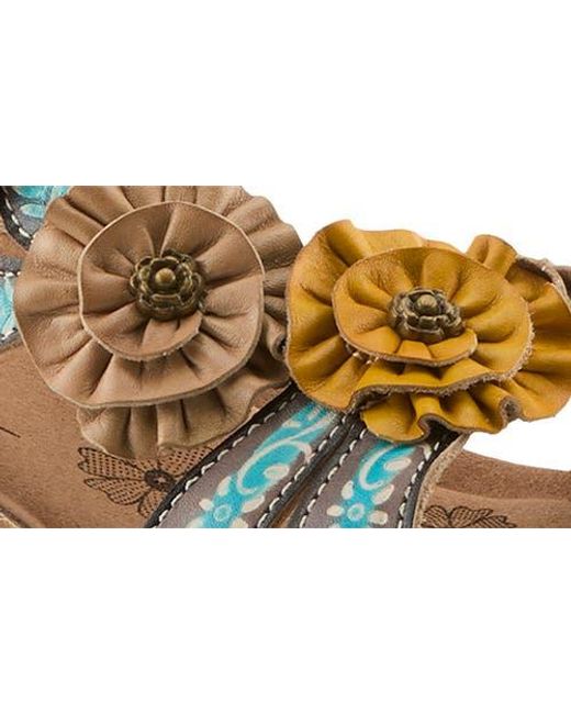 Spring Step Multicolor Oh So Sweet Platform Sandal
