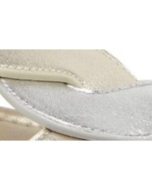 Stuart Weitzman Metallic Ibiza Slide Sandal