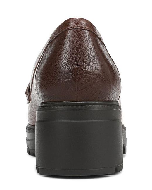 Naturalizer Brown Penny Loafer Platform Pump