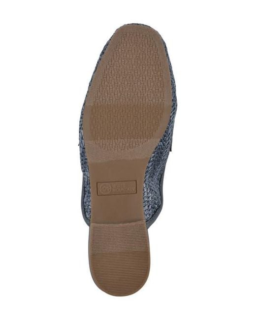 White Mountain Blue Bobbin Bit Mule