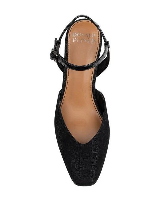 Donald J Pliner Black Slingback Pump