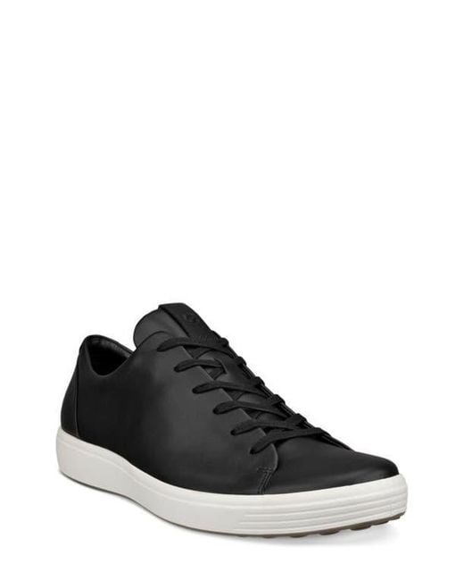 Ecco Black Soft 7 Premier Sneaker for men