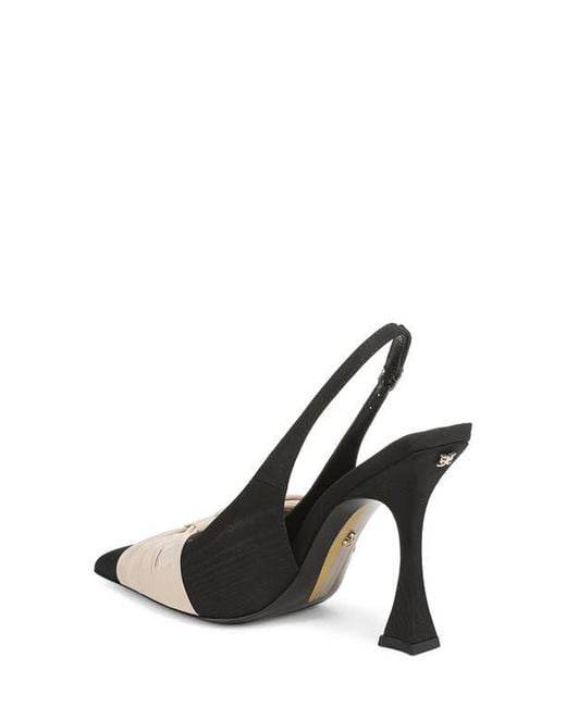 Sam Edelman Black Onia Pointed Toe Slingback Pump