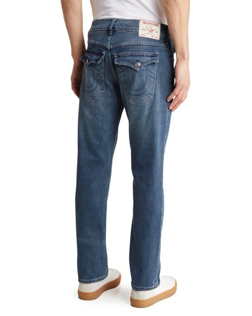 True Religion Blue Geno Slim Fit Jeans for men