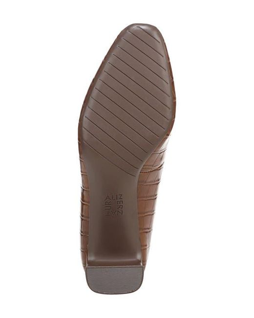 Naturalizer Brown Yuri Square Toe Pump