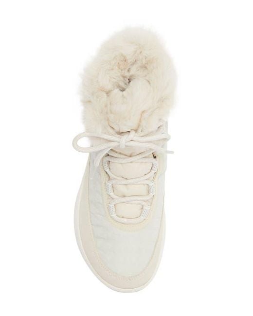 Columbia White Slopeside Peak Faux Fur Trim Luxe V2 Waterproof Boot
