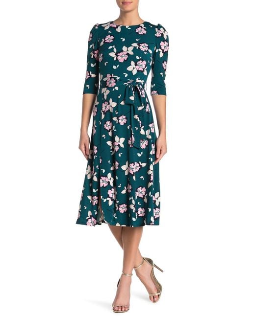 Eliza j floral hotsell print midi dress