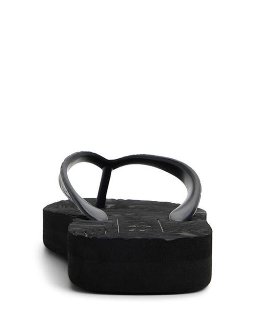 Roxy Black Beach Up Platform Flip Flop