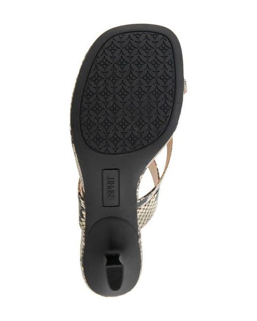 Esprit Metallic Elian Toe Loop Sandal