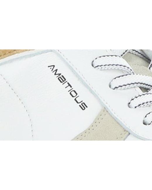 Ambitious White 13449 Low Top Sneaker for men
