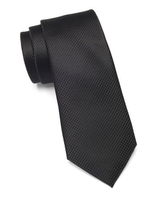 Ben Sherman Black Textured Solid Tie for men