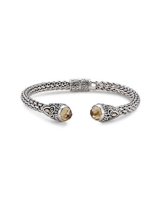 Samuel B. Metallic Sterling Bangle