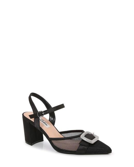 Lady Couture Black Bianca Slingback Pump