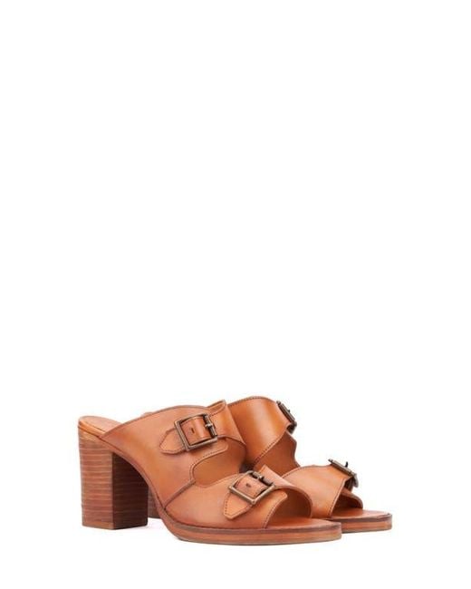 Vintage Foundry Brown Lidia Buckle Sandal