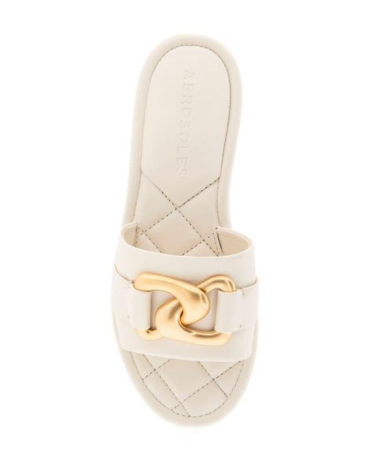 Aerosoles Multicolor Big Charm Link Slide Sandal