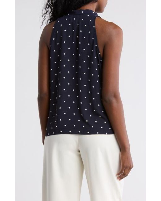 Nordstrom Rack Blue Bow Front Sleeveless Top