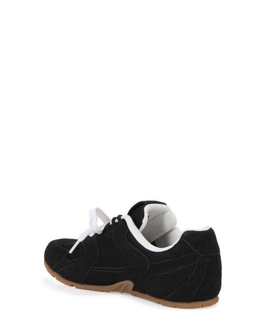 BERNESS Black Lula Double Lace Sneaker