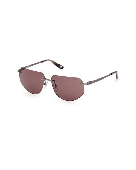 BMW Purple 59Mm Sunglasses for men