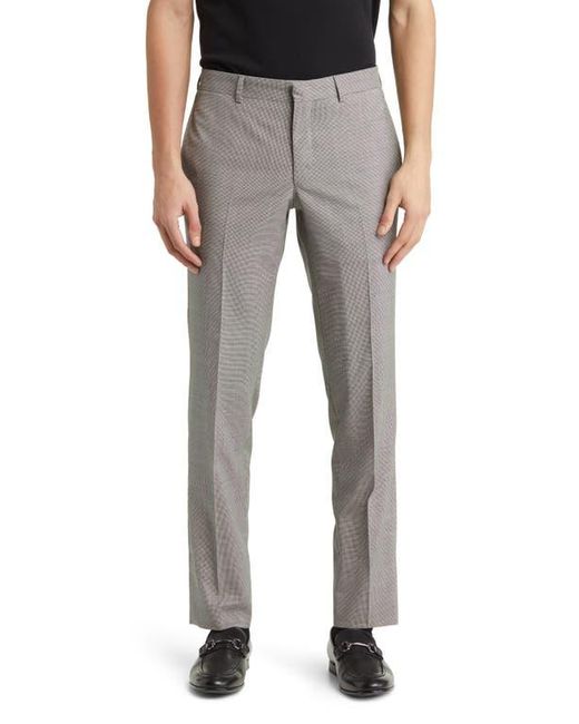 Ted Baker Gray Roger Extra Slim Fit Mini Houndstooth Wool Suit for men