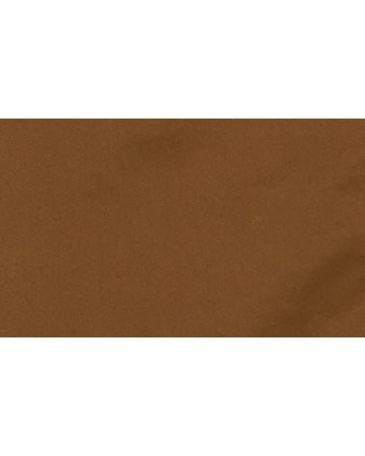 Denim and Flower Brown Twill Zip Shirt Jacket for men