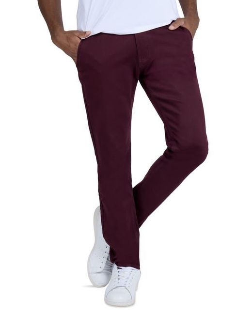 Xray Jeans Red Stretch Chino Commuter Pants for men