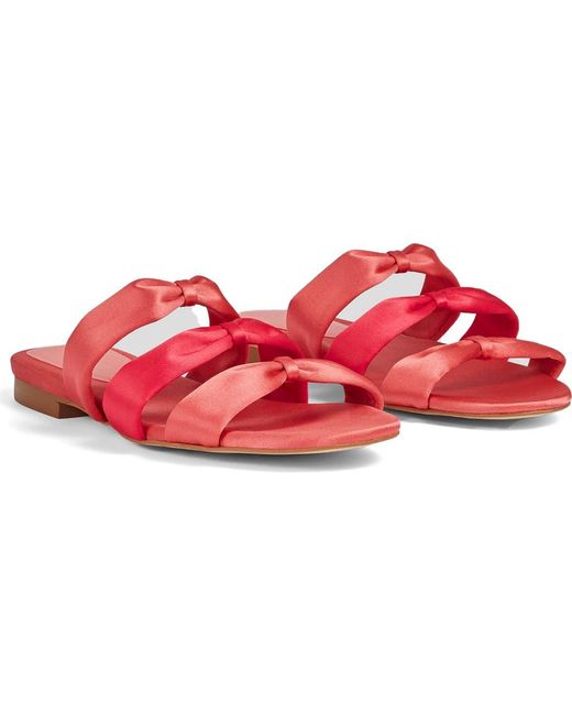 L.K.Bennett Red Jayla Slide Sandal
