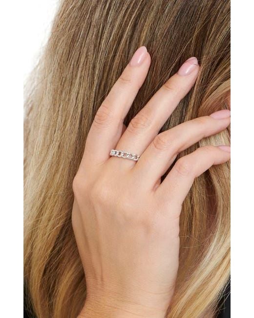DEVATA Metallic Curb Chain Ring