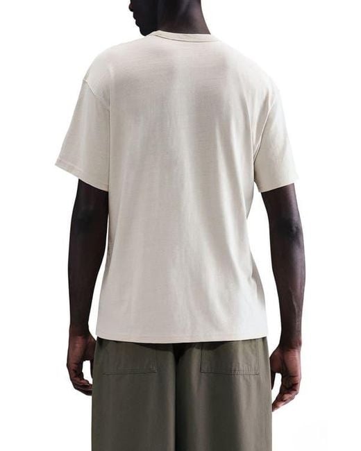 Nike Gray Script Graphic T-Shirt for men