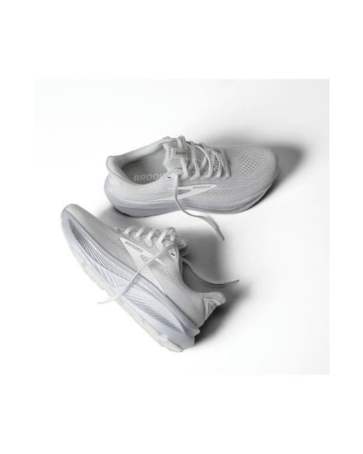 Brooks White Ghost 17 Running Shoe