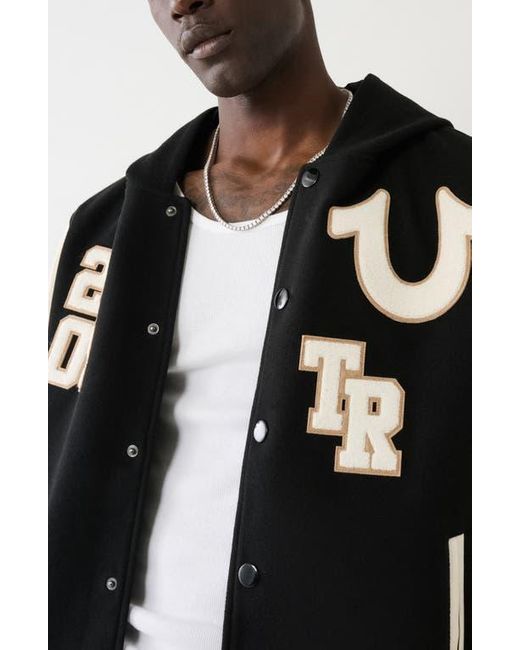 True religion varsity jacket mens sale
