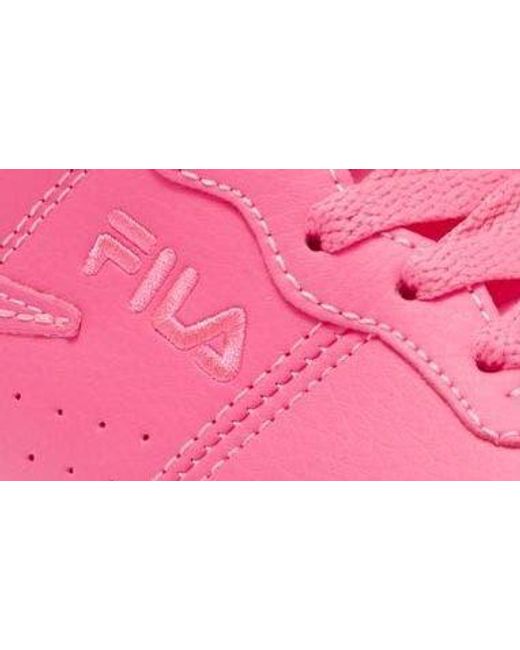 Fila Pink Vulc 13 High Top Sneaker